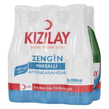 Doğal Maden Suyu Afyon 6x200 Ml