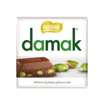 Çikolata Antep Fıstıklı Sütlü Kare 63 Gr