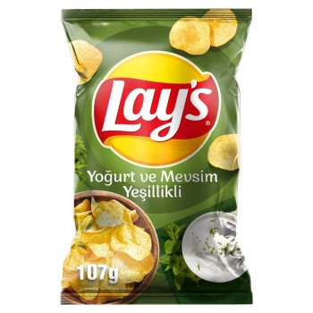 Patates Cipsi Süper Yoğurt Mevsim Yeşillikleri Boy 107 Gr