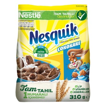 Nesquik Çikolatalı Gevrek Çokokare 310 Gr