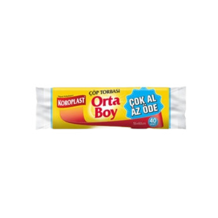 Çöp Poşeti Orta Boy 40 Adet