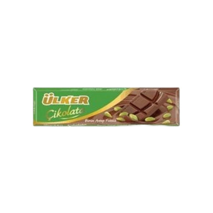Bütün Antep Fıstıklı Sütlü Baton Çikolata 32 Gr