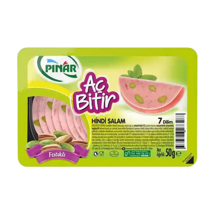 Salam Fıstıklı Hindi Aç Bitir 50 Gr