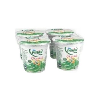 4'lü Organik Yoğurt 125 gr