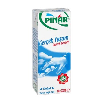 Süt Yarım Yağlı 200 Ml