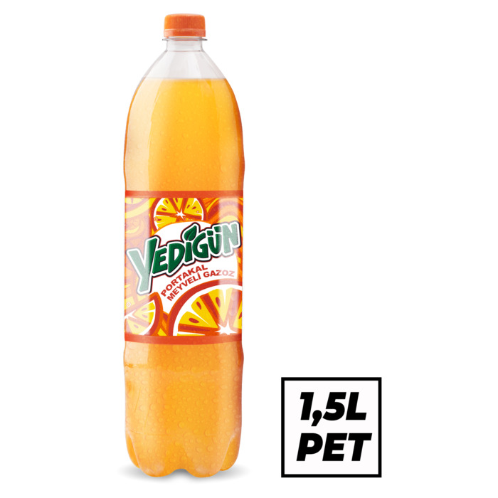Portakal Meyveli Gazoz Pet 1,5 lt