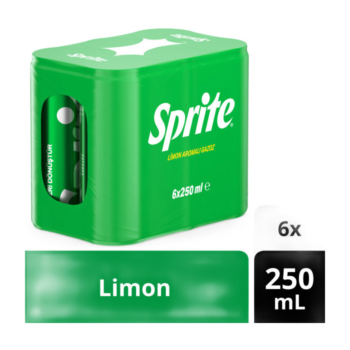 Gazoz Limon Aromalı 6x250 Ml