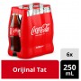 Cam Şişe Kola 250 ml 6'lı