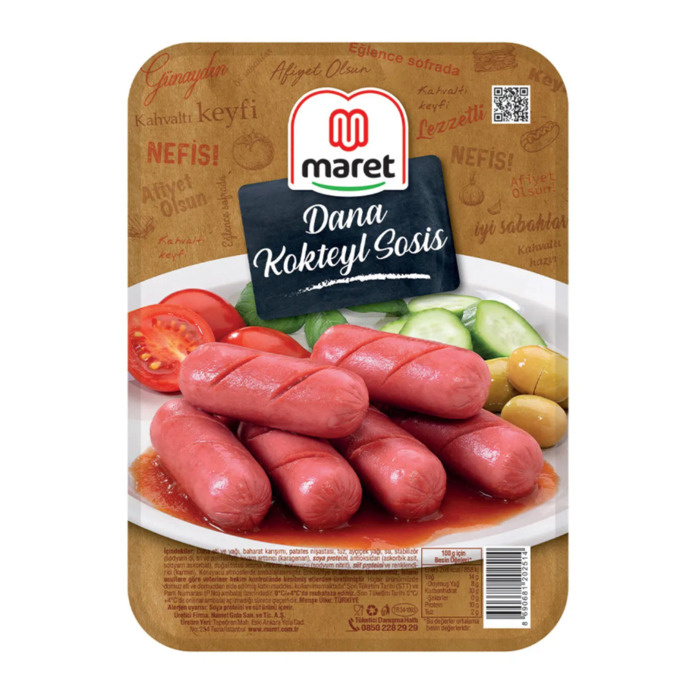 Sosis % 100 Dana Kokteyl 250 Gr
