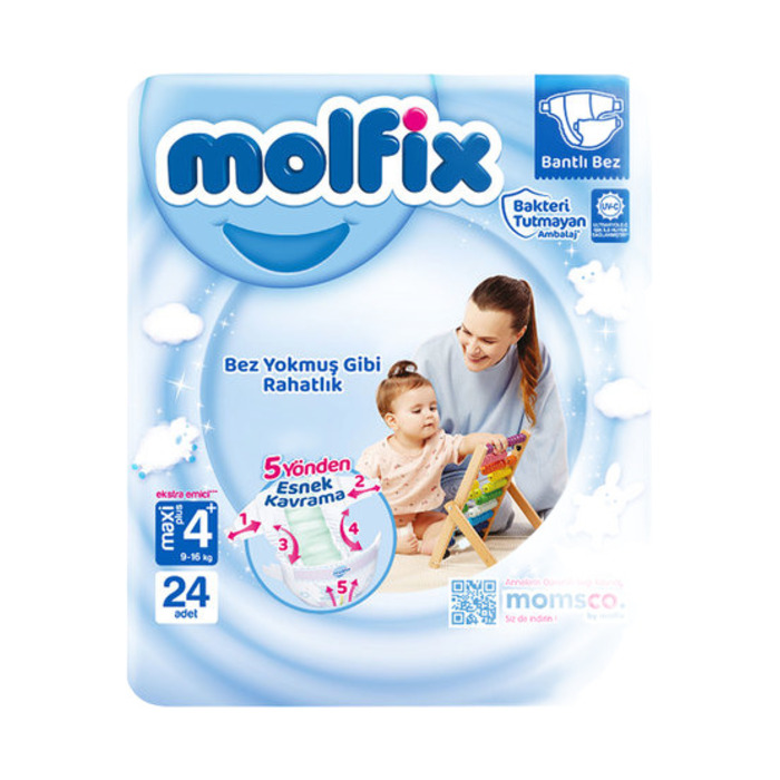 Bebek Bezi Ekstra Emici 4 Maxi Plus 24'lü
