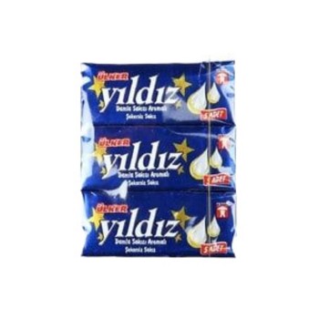 Yıldız Damla Sakız Aromalı Şekersiz Sakız 3'lü