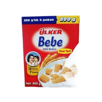 Bebe Sütlü Bisküvi 800 Gr