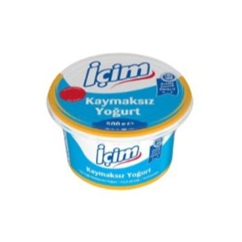 Yoğurt Doğal Kaymaksız 500 Gr