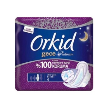 Ped Platinum Comfort Hijyenik Tekli Paket Gece 6'lı