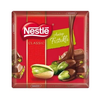 Çikolata Fıstıklı Kare 65 Gr