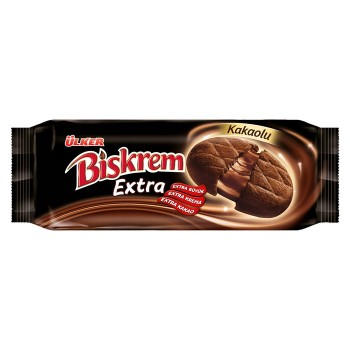 Biskrem Extra Kakaolu Krema Dolgulu Bisküvi 184 Gr