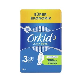 Hijyenik Ped Süper Ekonomik Ultra Extra Gece 18'li
