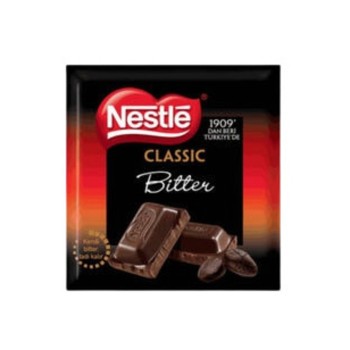 Çikolata Bitter Kare 60 Gr