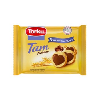 Bisküvi Tam Çikolatam 3'lü 83 Gr
