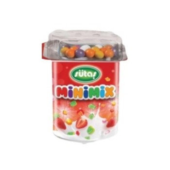 Yoğurt Çilekli Minimix 90 Gr