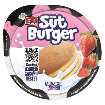 Çilekli Süt Burger 35 Gr