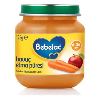 Püre Havuç Elma 125 Gr