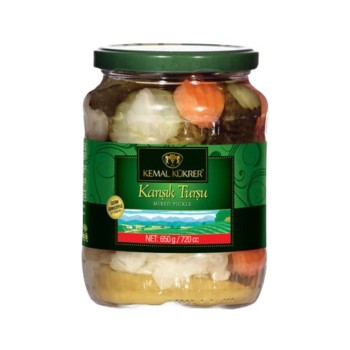Turşu Karışık Kavanoz 650 Gr