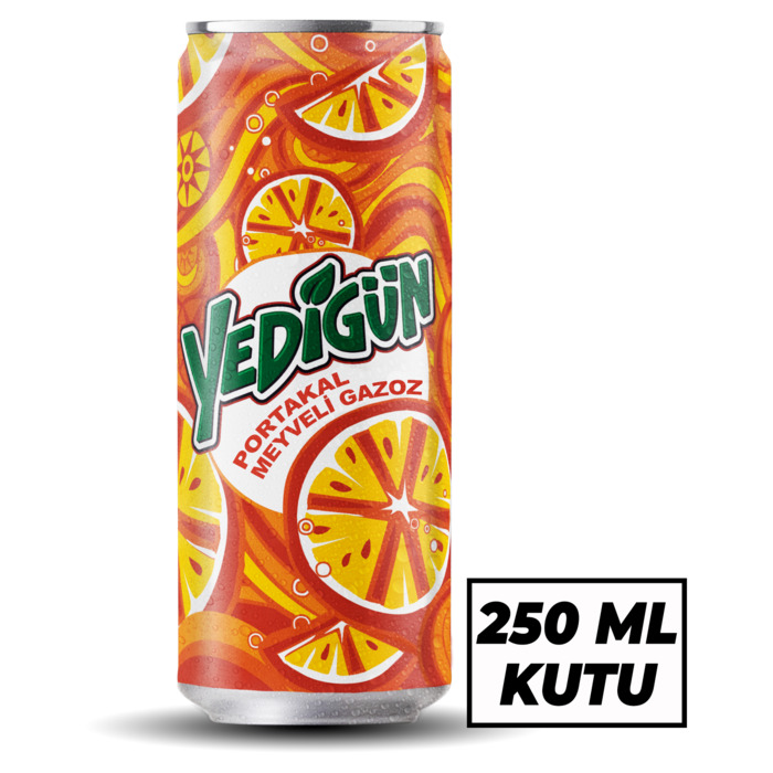 Portakal Meyveli Gazoz 250 Ml