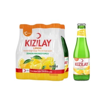 Maden Suyu Limon Aromalı 6x200 Ml