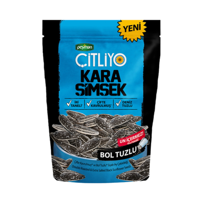 Çitliyo Kara Şimşek Bol Tuzlu 120 Gr