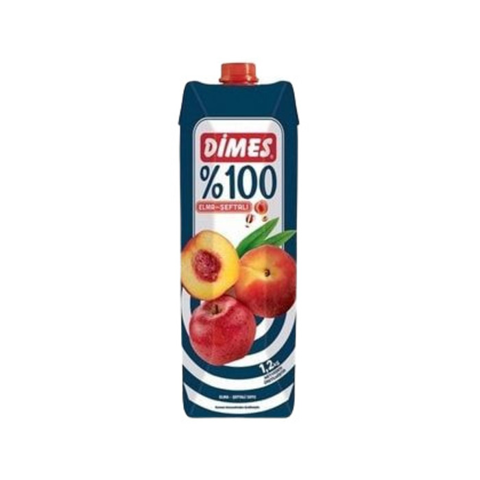 Meyve Suyu Şeftali Ve Elma %100 1 Lt