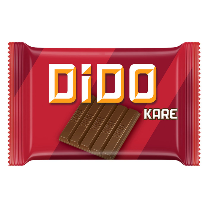 Dido Kare Çikolatalı Gofret 55.5 Gr