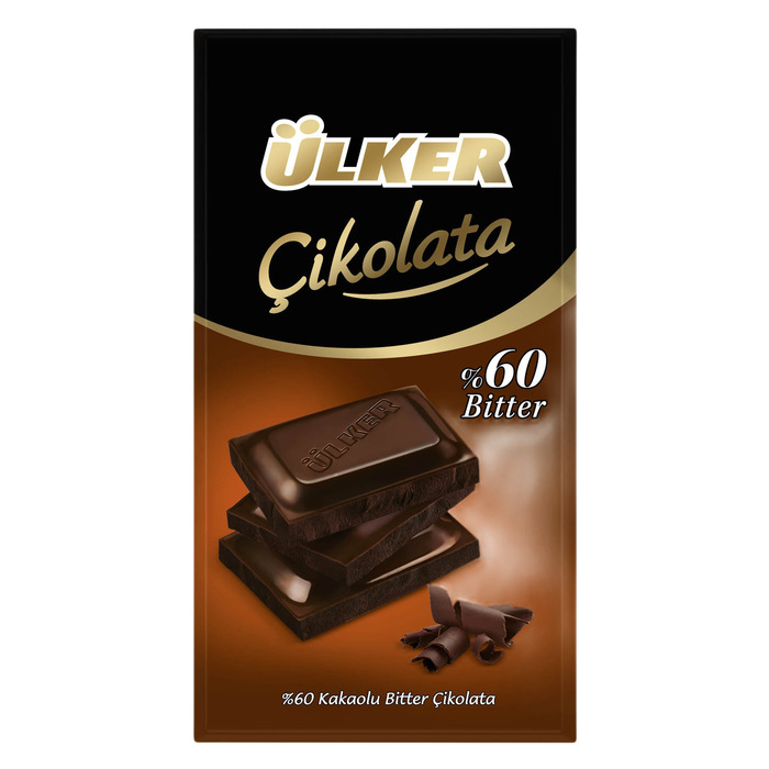 %60 Kakaolu Bitter Tablet Çikolata 70 Gr