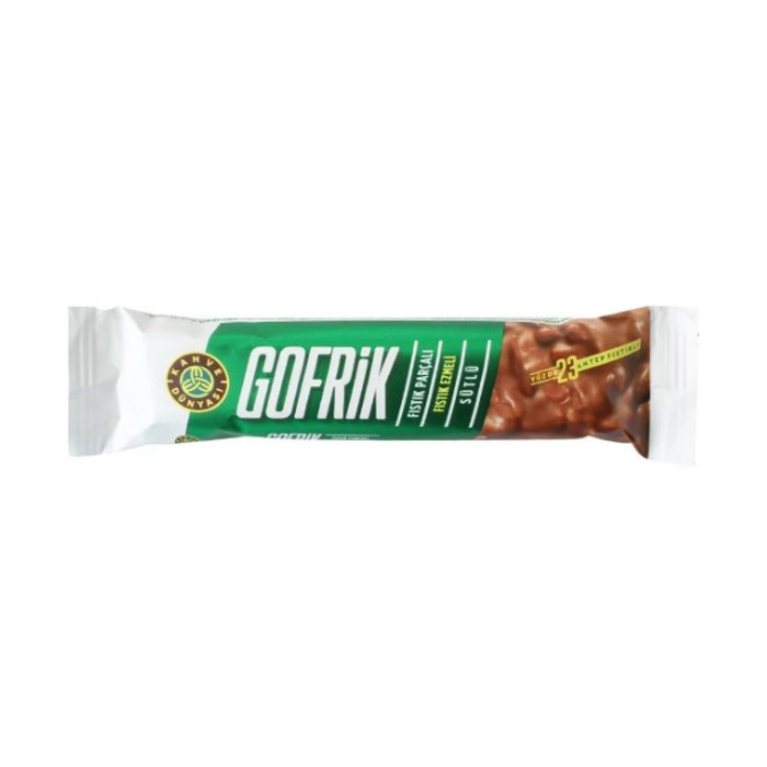 Gofret Gofrik Sütlü Antep Fıstıklı Parçacıklı 33 Gr