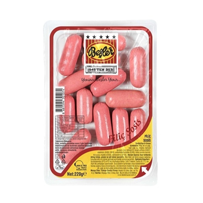 Piliç Sosis 220 Gr