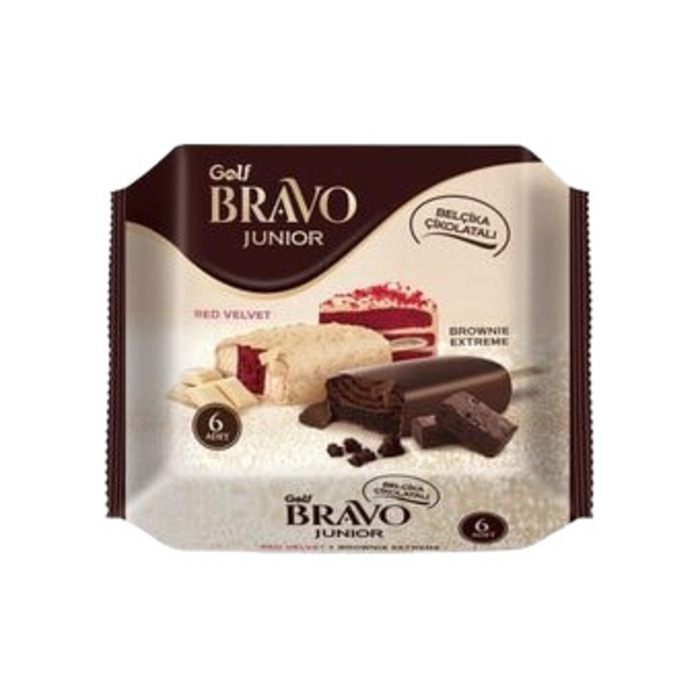 Golf Bravo Junior Red Velvet 6'lı 360 ml