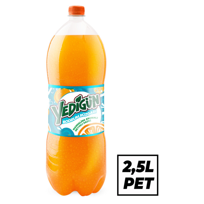 Mandalina Aromalı Meyveli Gazoz 2,5 lt