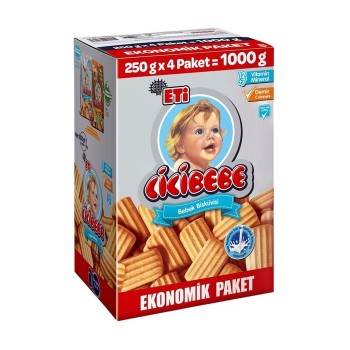 Cicibebe Bebek Bisküvisi Ekonomik Paket 1000 Gr