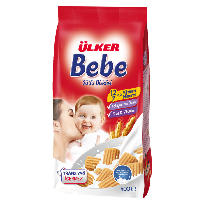 Bebe Sütlü Bisküvi 400 Gr