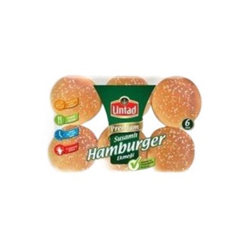 Hamburger Ekmeği Susamlı 6'lı