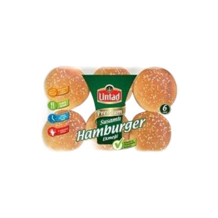 Hamburger Ekmeği Susamlı 6'lı