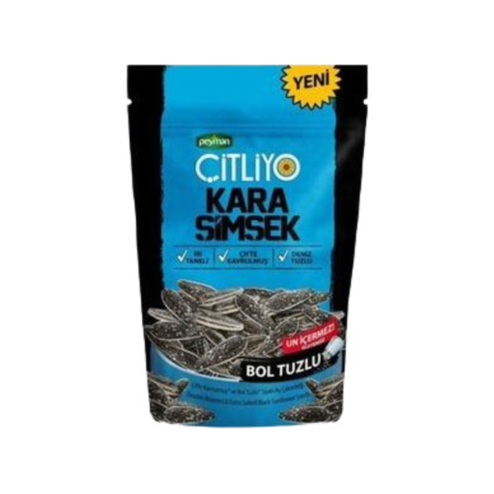 Çitliyo Kara Şimşek Bol Tuzlu 180 Gr