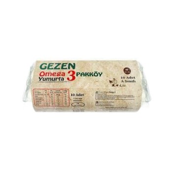 Omega 3 Gezen Tavuk Yumurtası 10'lu