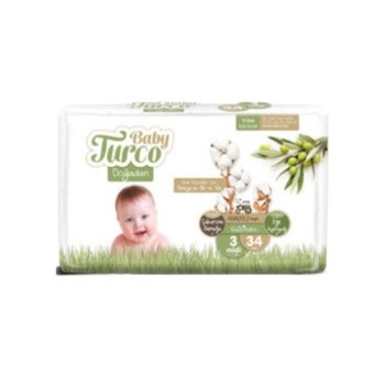 Bebek Bezi 3 Beden 5-9 Kg 34'lü
