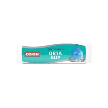 Çöp Torbası Orta Boy 55x60 Cm 15'li