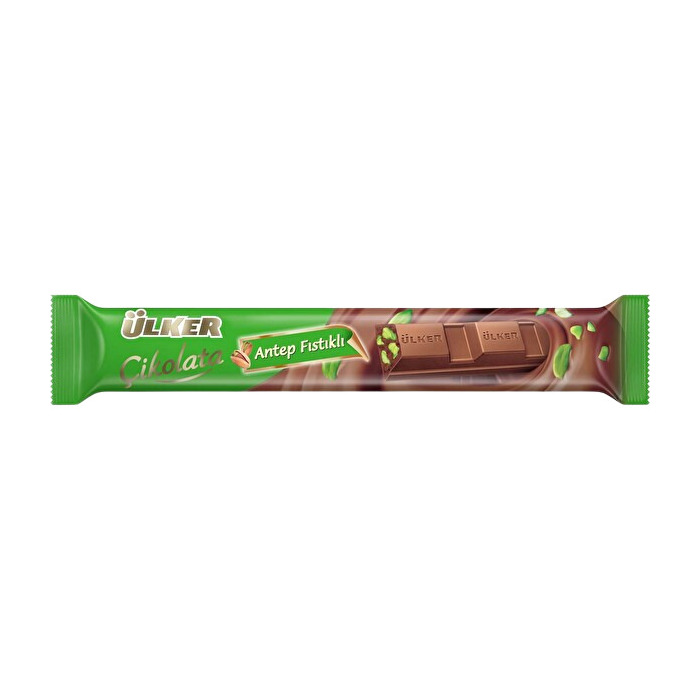 Antep Fıstıklı Sütlü Çikolata 14 Gr