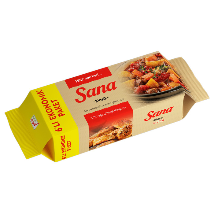Margarin Eko Paket 6x250 Gr