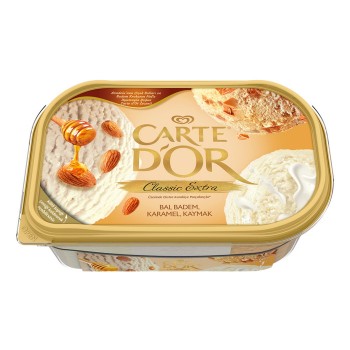 Bal Badem Karamel & Kaymak Dondurma 850 Ml