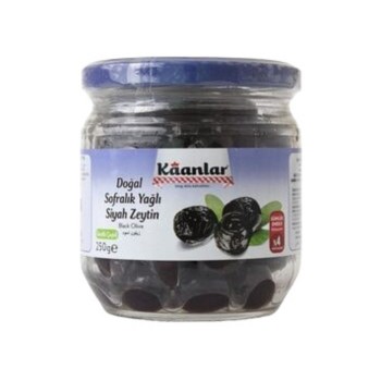 Doğal Sofralık Siyah Zeytin Yağlı 250 gr