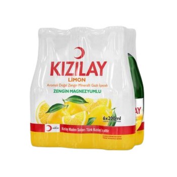 Maden Suyu Limon Aromalı 6x200 Ml